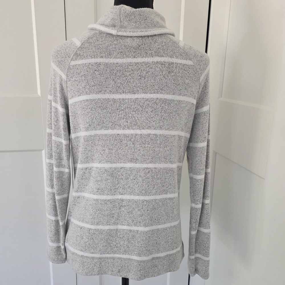 Ruby Rd. Heather Gray Cowl Neck Top - image 3